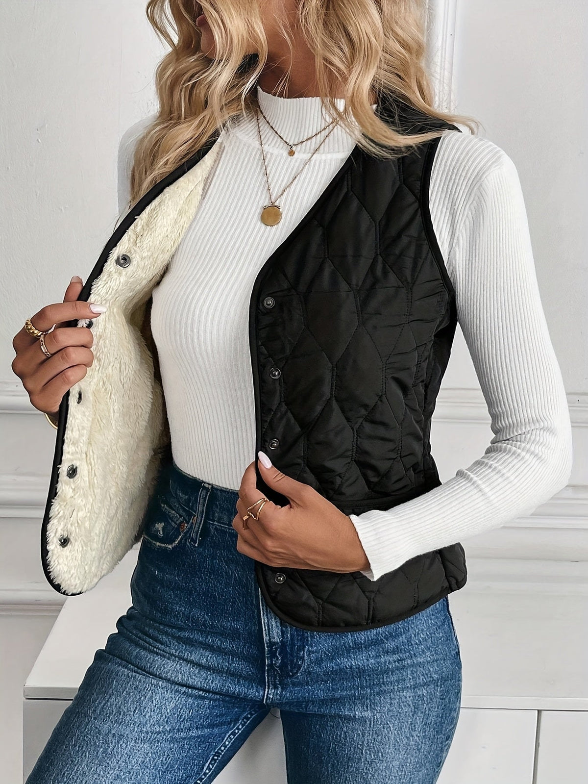 Bryndara | Women's Reversible Quilted Vest