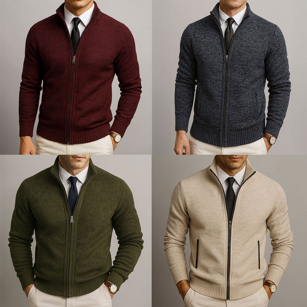 Ezekiel - Refined Merino Wool Cardigan