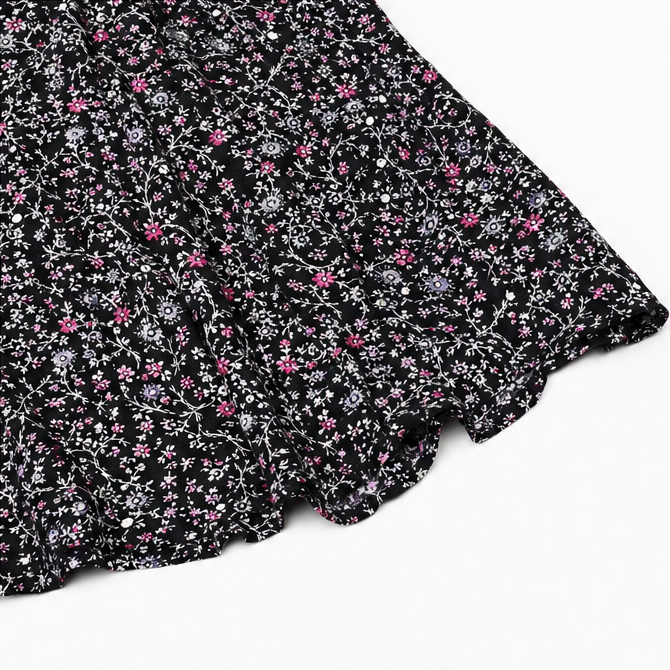 Calveth | Women's Floral Tunic Top Short Sleeve