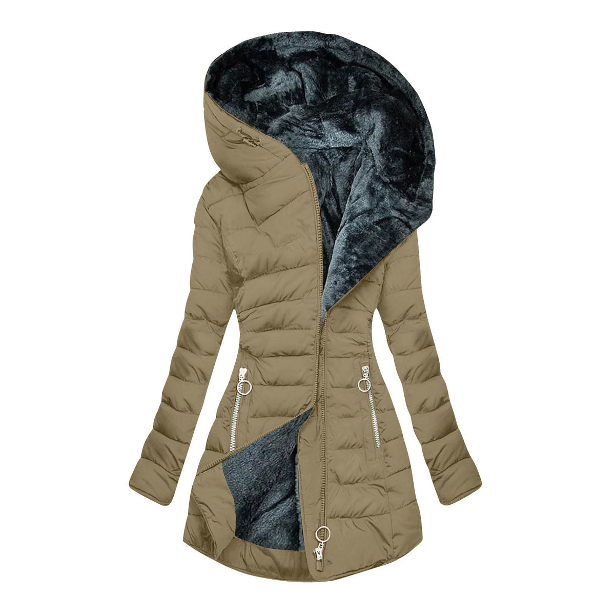 Calveth | Women's Hooded Puffer Jacket Winter Coat