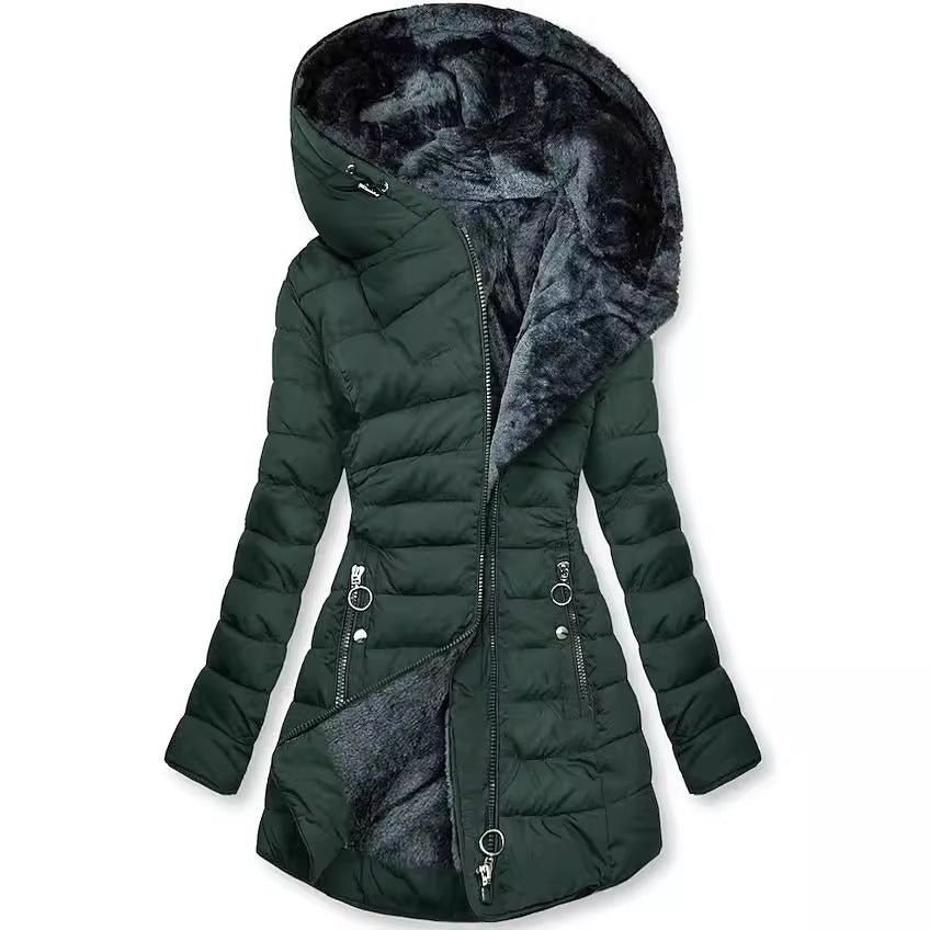 Calveth | Women's Hooded Puffer Jacket Winter Coat