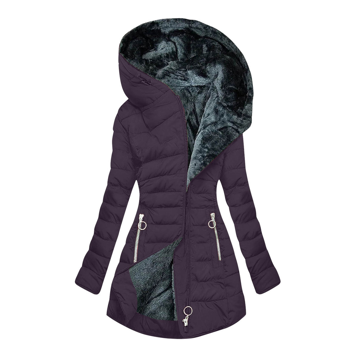 Calveth | Women's Hooded Puffer Jacket Winter Coat