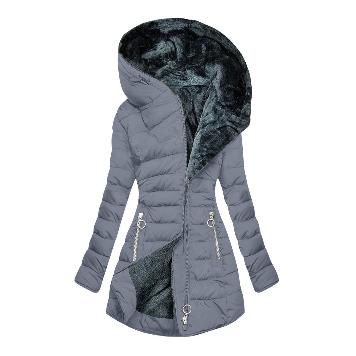 Calveth | Women's Hooded Puffer Jacket Winter Coat