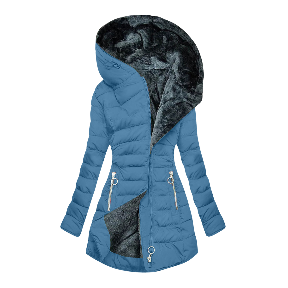 Calveth | Women's Hooded Puffer Jacket Winter Coat
