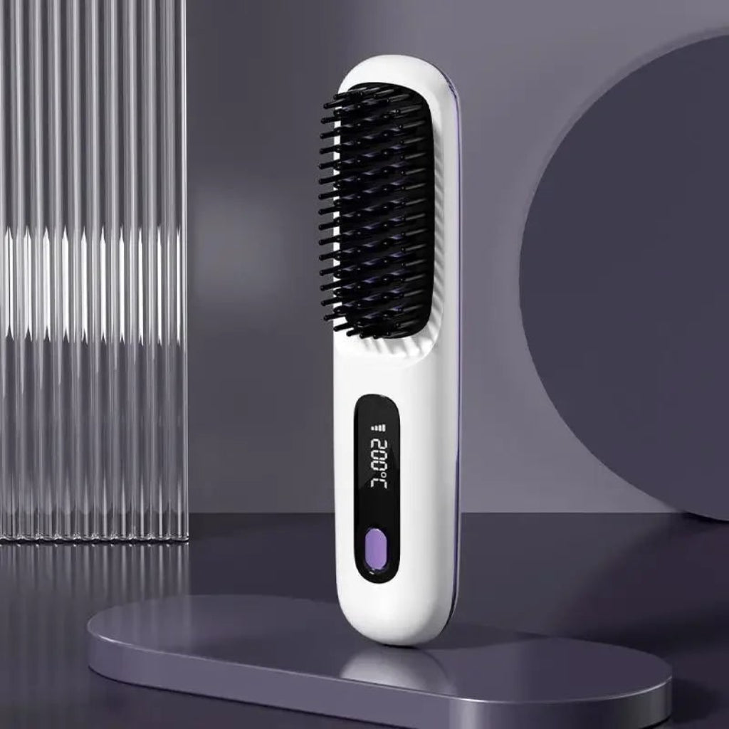 Ceramic Cordless Portable Hair Straightener Rechargable | Meowbutter