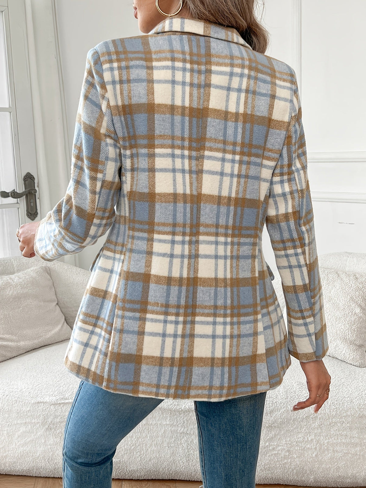 Colvaine | Women's Plaid Blazer Tailored Jacket
