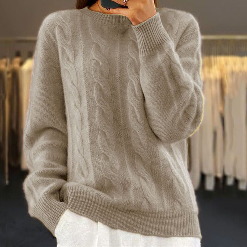 Corabel | Women's Cable Knit Pullover Sweater