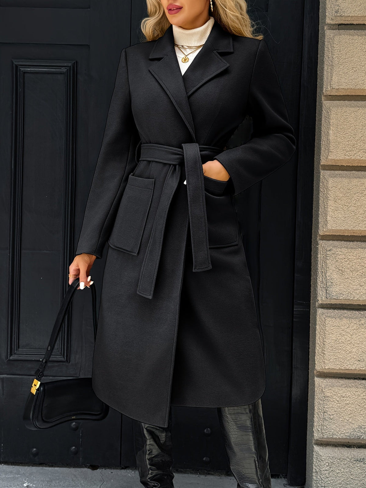 Coralie | Women's Belted Long Coat