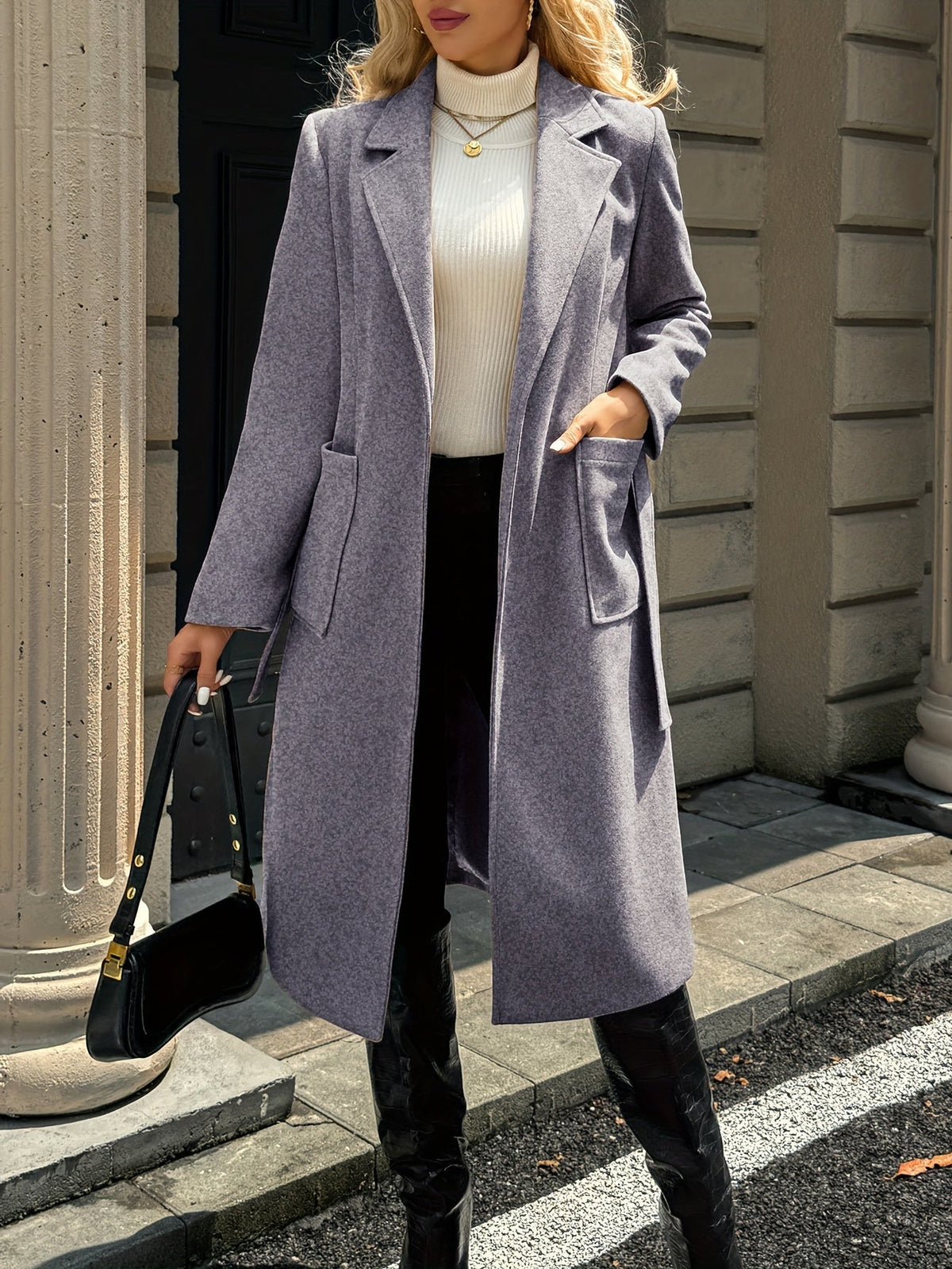 Coralie | Women's Belted Long Coat