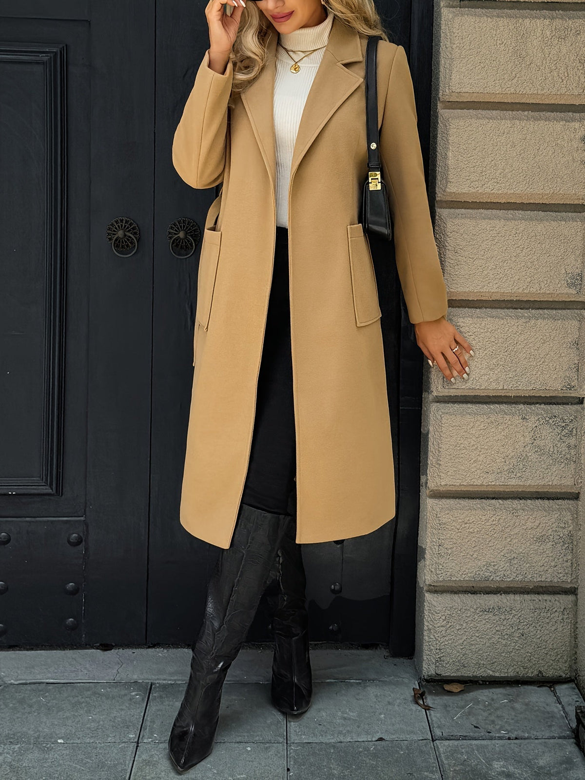 Coralie | Women's Belted Long Coat