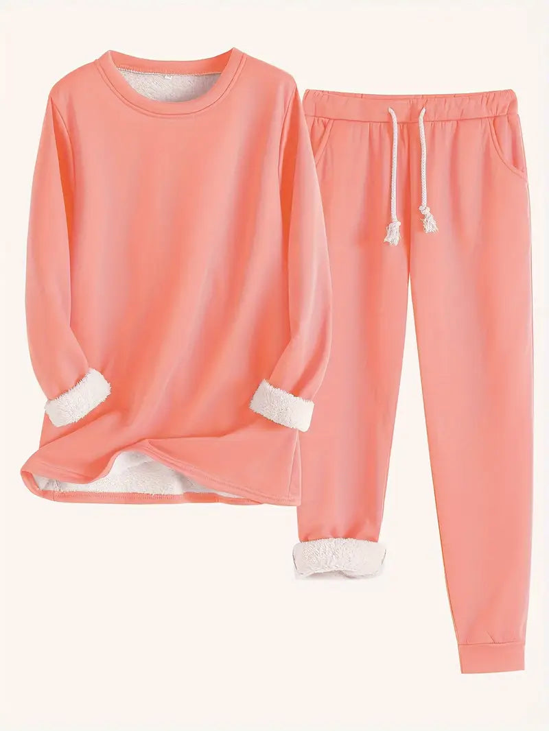 Corvaine | Women's Loungewear Set with Jogger Pants