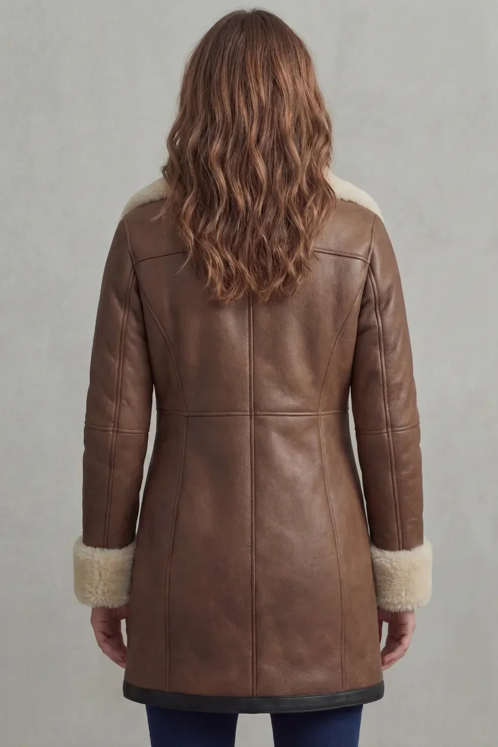Corvara | Women's Shearling Leather Winter Coat