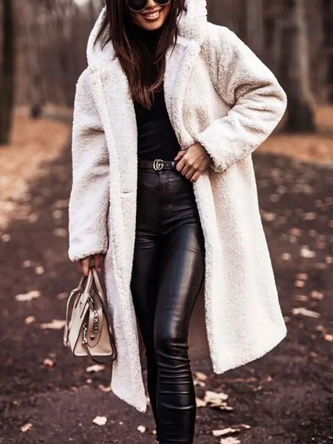Cresswyn | Women's Oversized Teddy Bear Coat