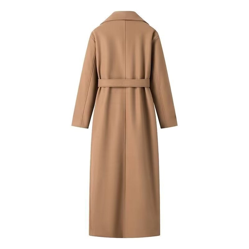 Delvorne | Women's Belted Long Trench Coat