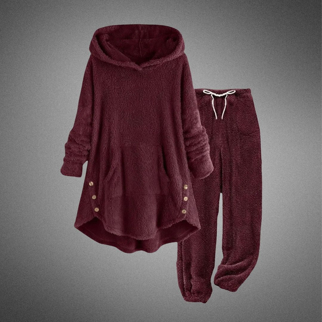 Delvorne | Women's Fleece Loungewear Set