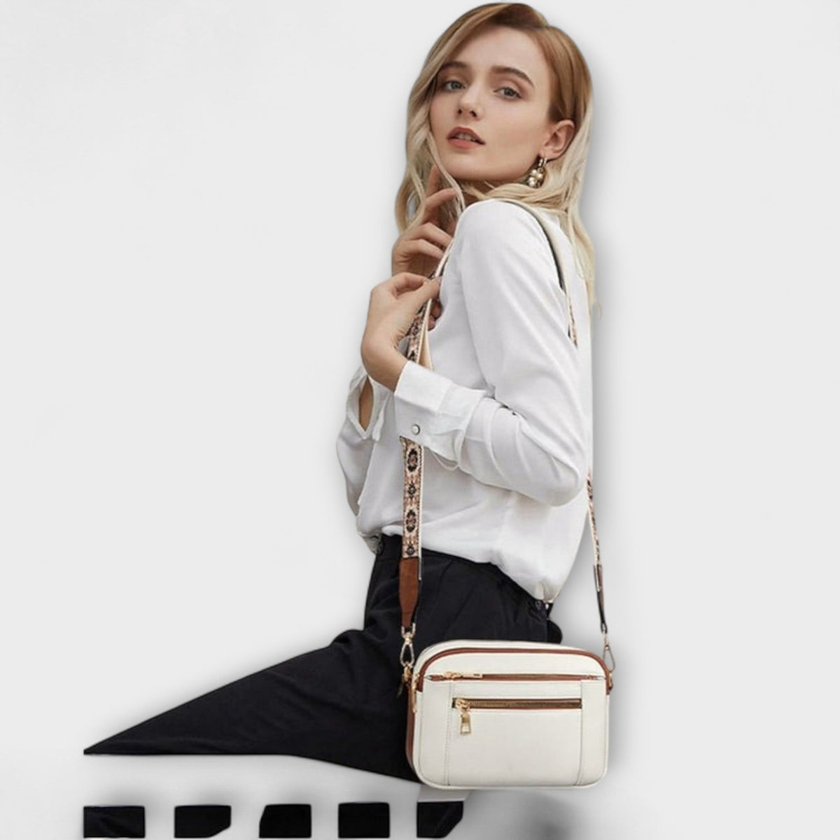 Sellie – Elegant Leather Shoulder Bag