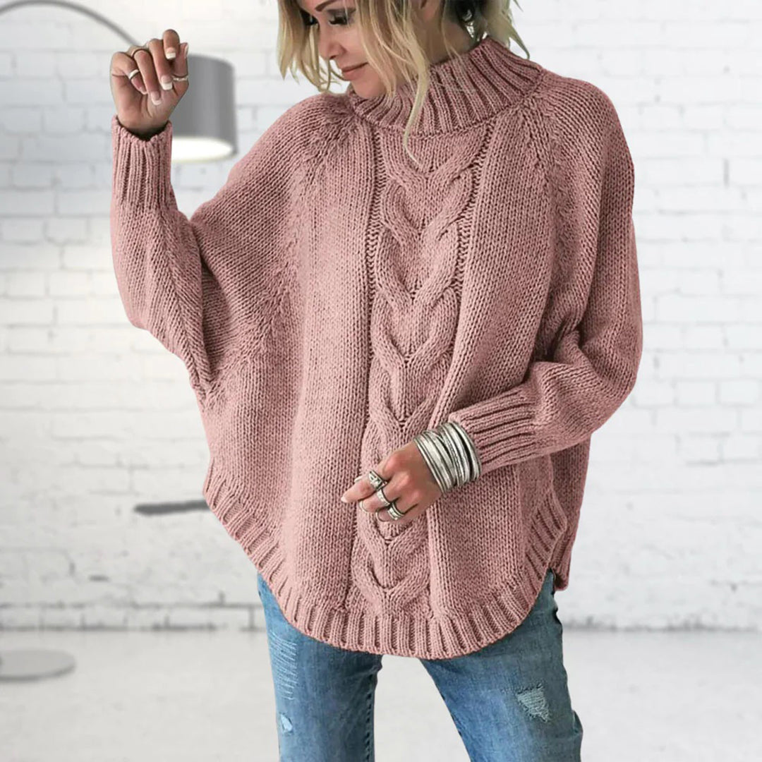 Dravelle | Women's Oversized Cable Knit Sweater
