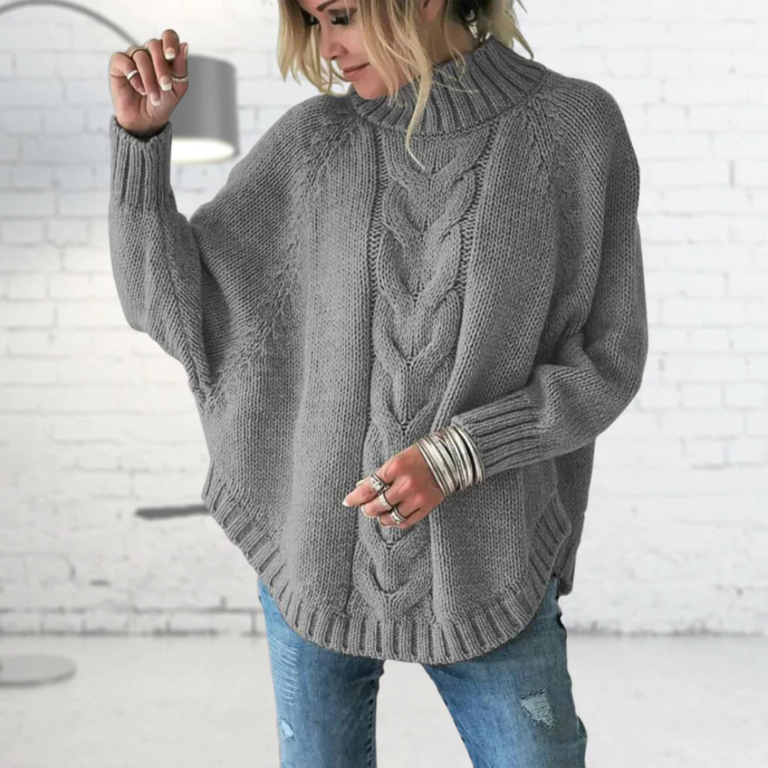 Dravelle | Women's Oversized Cable Knit Sweater