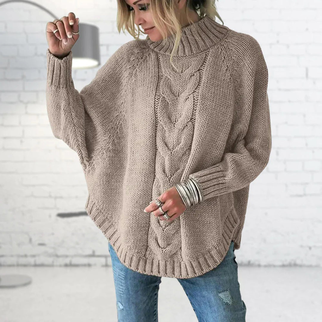 Dravelle | Women's Oversized Cable Knit Sweater