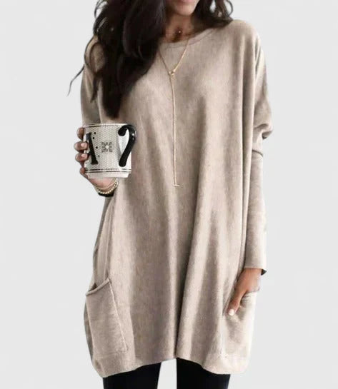 Fennlea | Women's Relaxed Fit Pocket Tunic Top