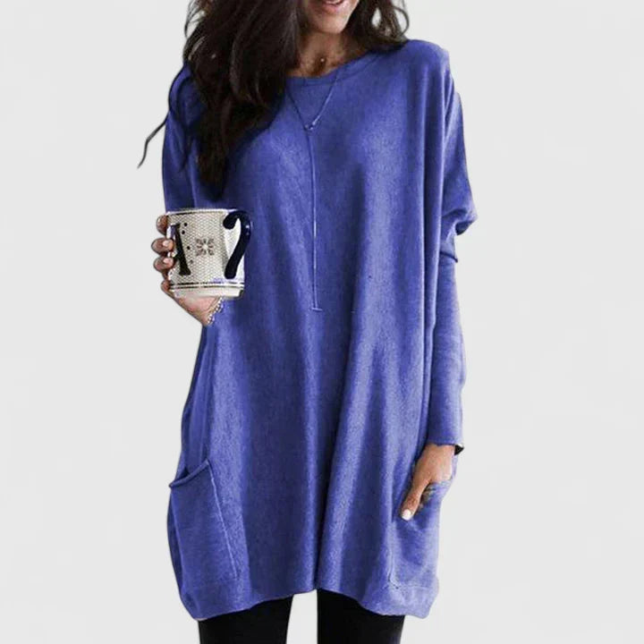 Fennlea | Women's Relaxed Fit Pocket Tunic Top