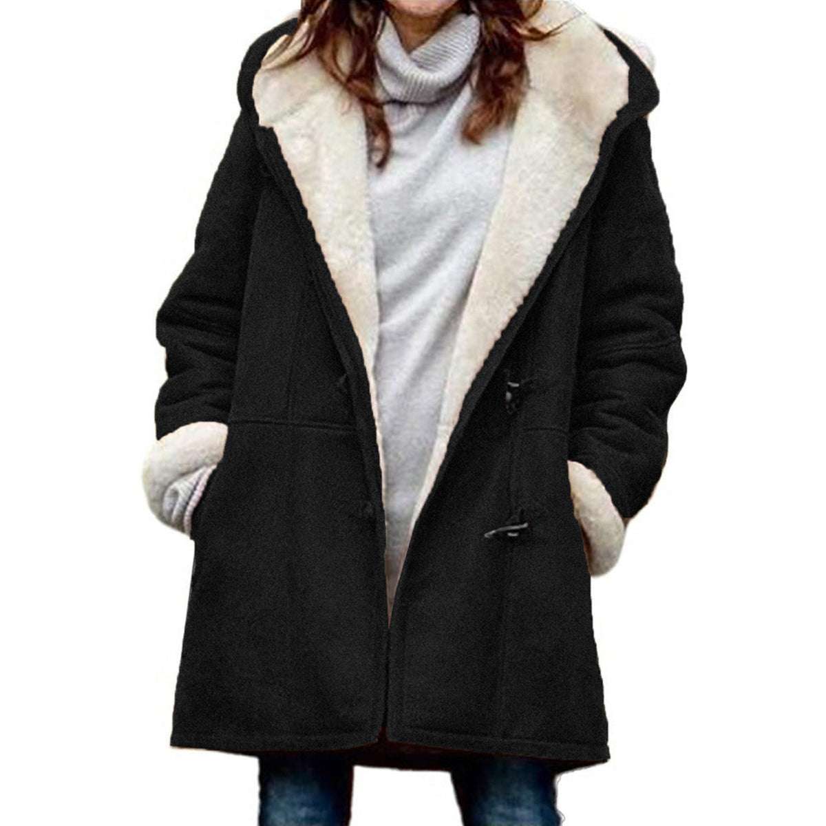 Grethel | Women's Fleece-Lined Hooded Winter Coat