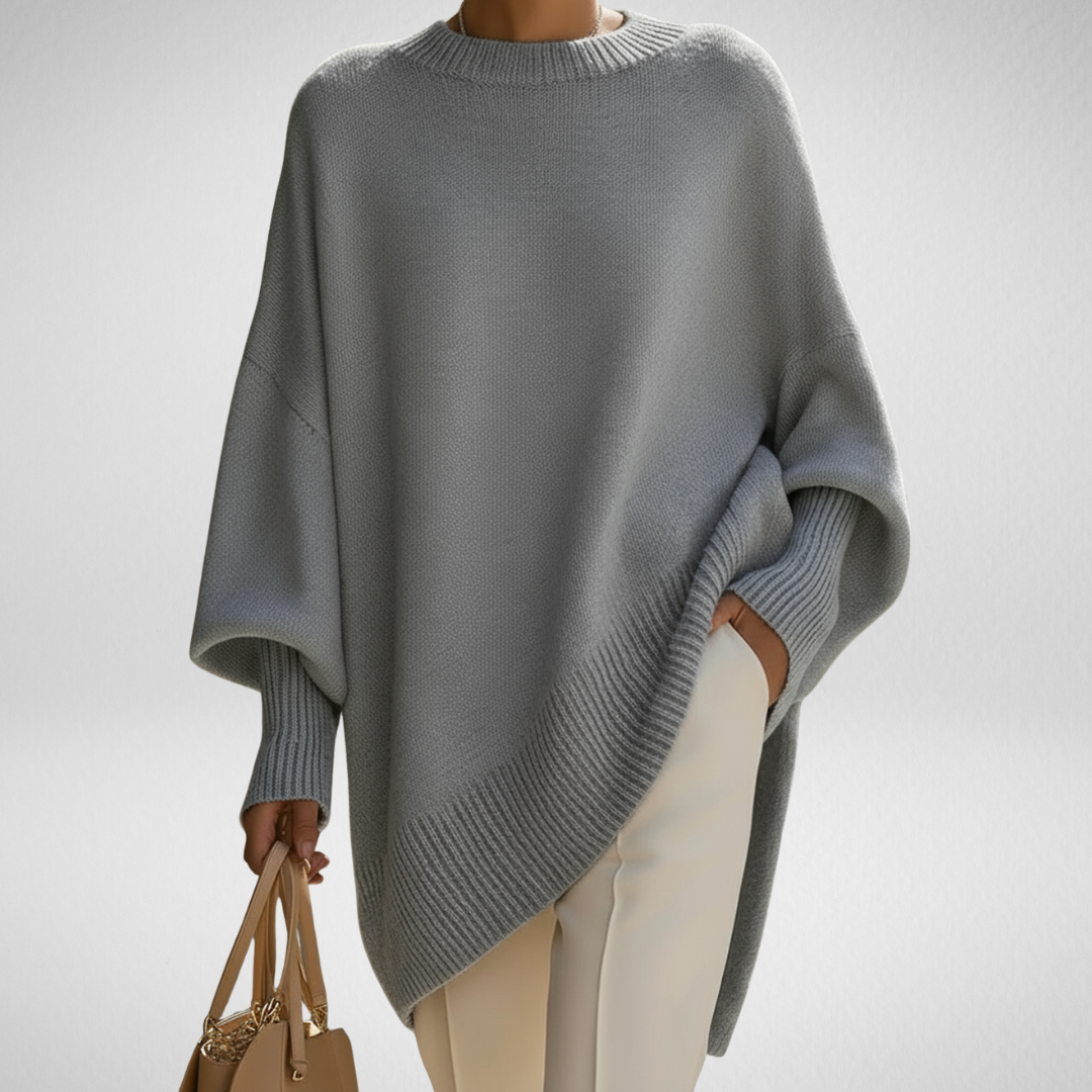 Halvara | Women's Oversized Batwing Knit Sweater