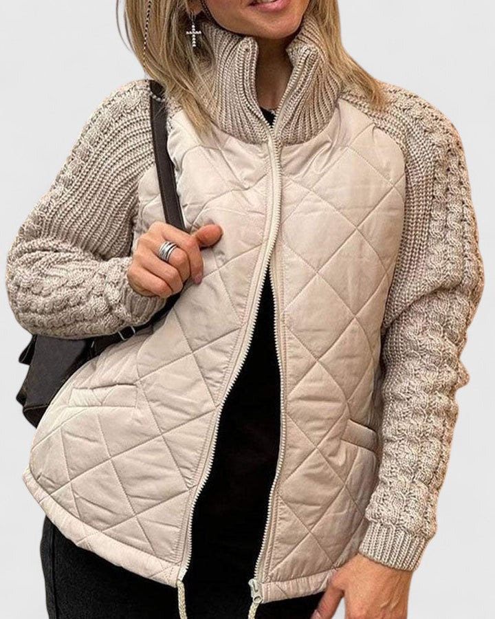 Halvara | Women's Quilted Knit Sleeve Jacket