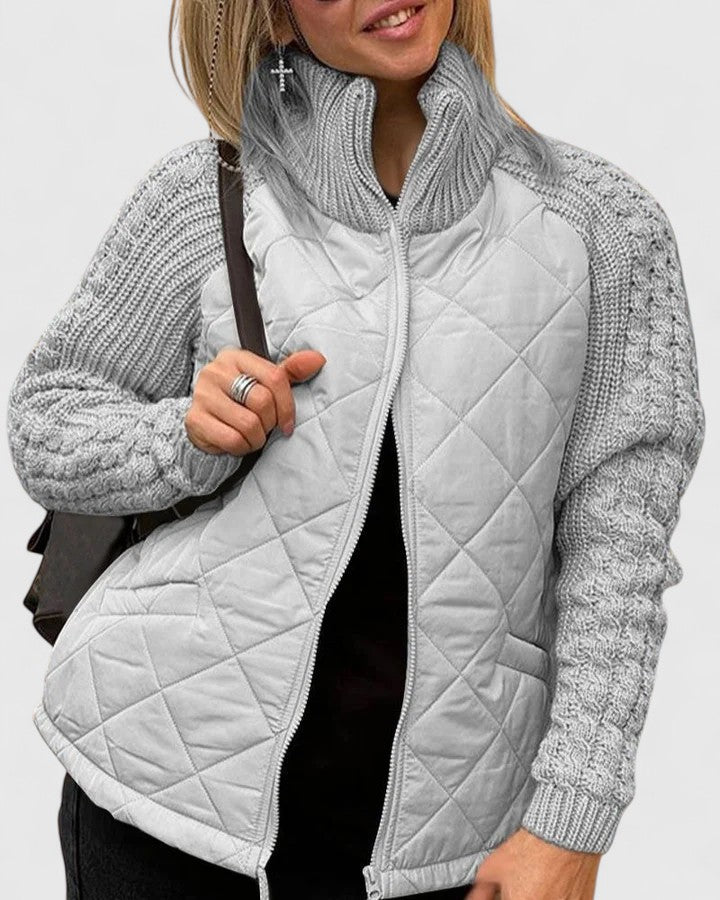 Halvara | Women's Quilted Knit Sleeve Jacket