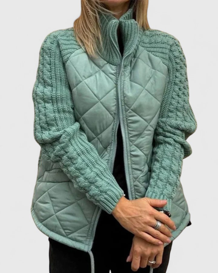 Halvara | Women's Quilted Knit Sleeve Jacket
