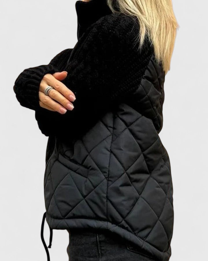 Halvara | Women's Quilted Knit Sleeve Jacket