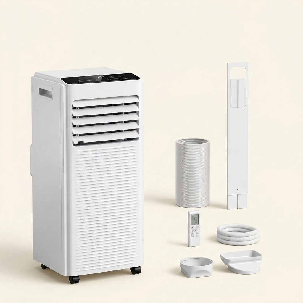 Mobile Air Conditioner – Portable 9000 BTU Air Con Unit with Dehumidifier & 24H Timer