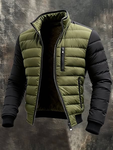 Mitchell - Quilted Zip-Up Jacket