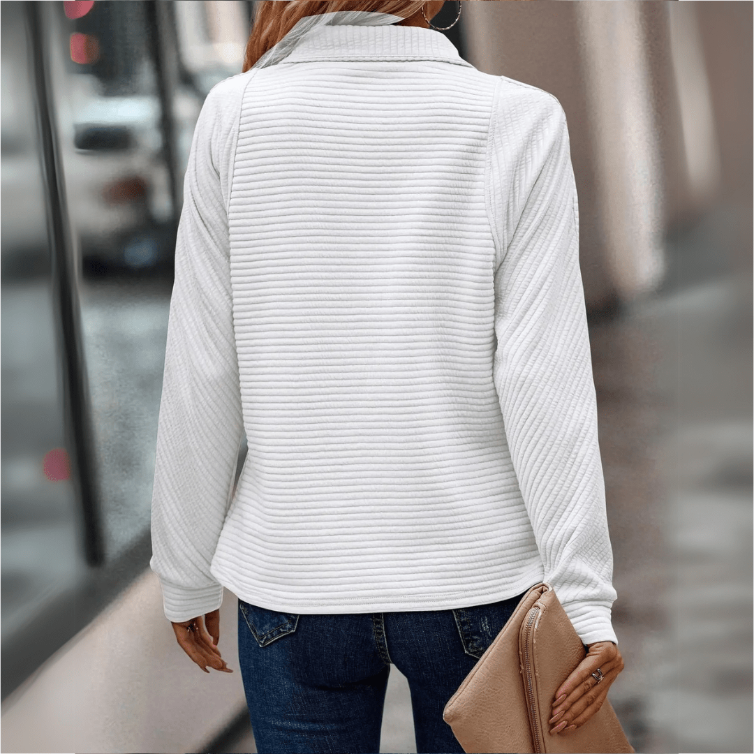 Lavra | Women's Half-Zip Pullover Sweater