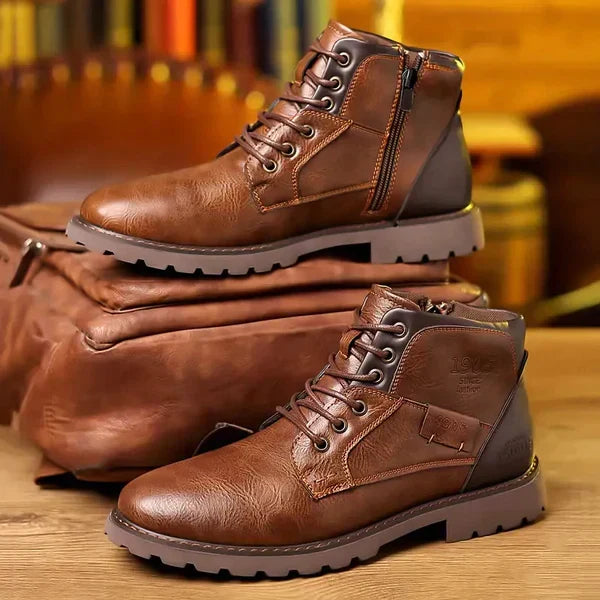 Jethro - Rugged Lace-Up Boots
