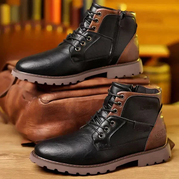 Jethro - Rugged Lace-Up Boots