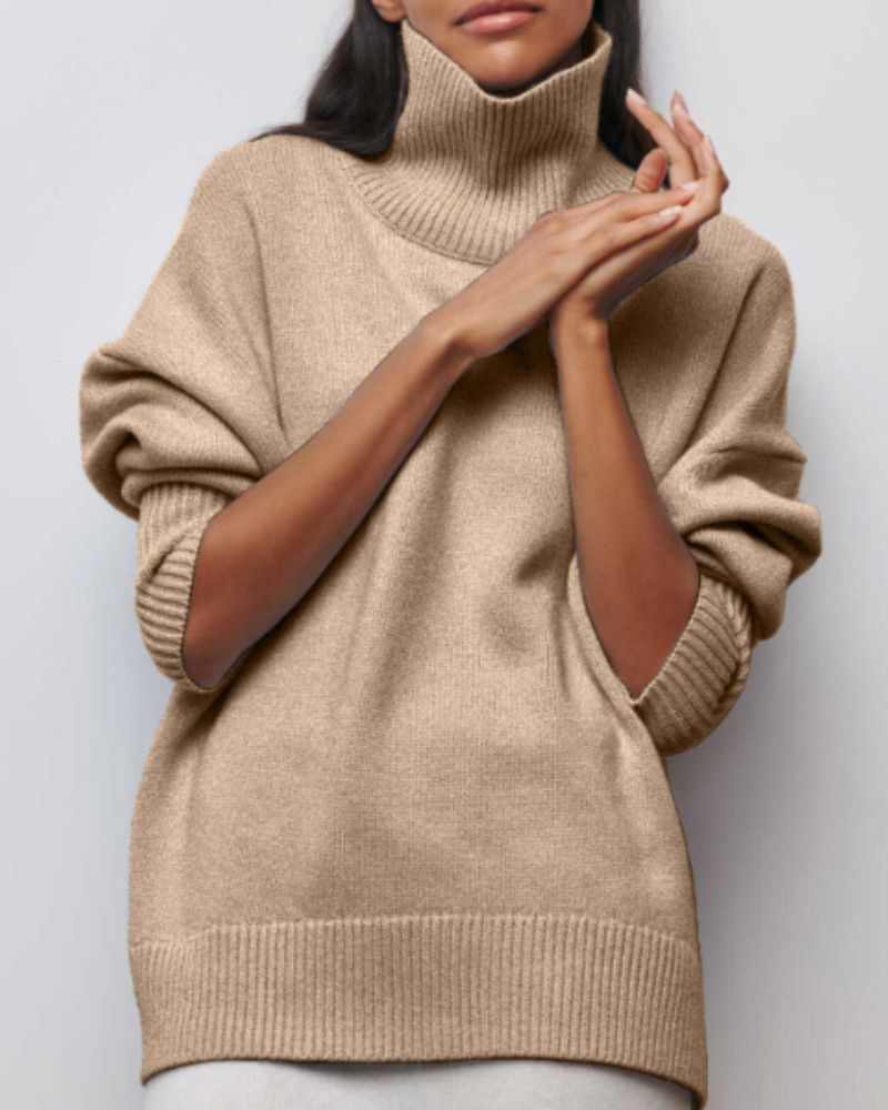 Linnea | Women's Oversized Turtleneck Sweater