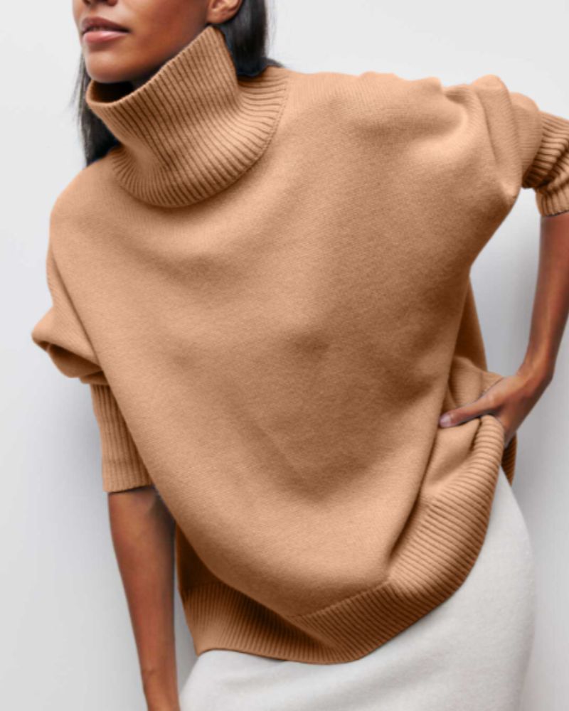 Linnea | Women's Oversized Turtleneck Sweater