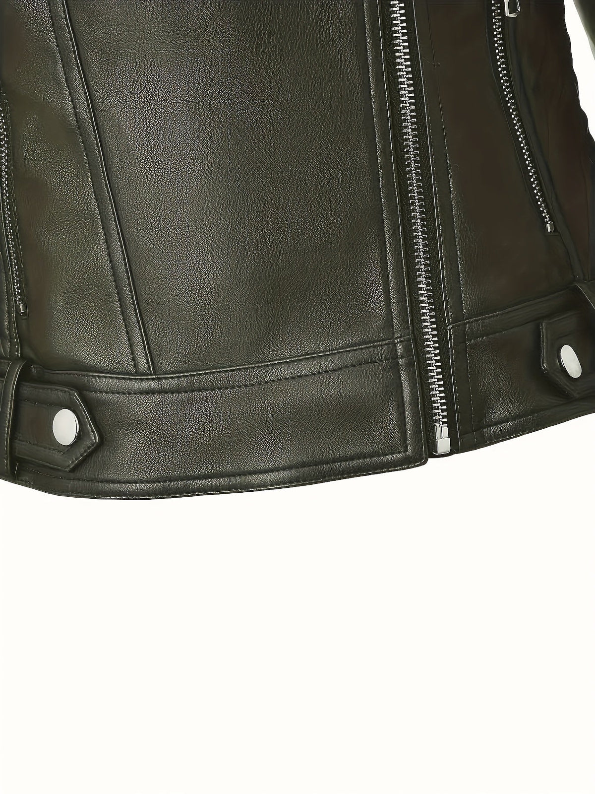 Lorvaine | Women's Faux Leather Biker Jacket