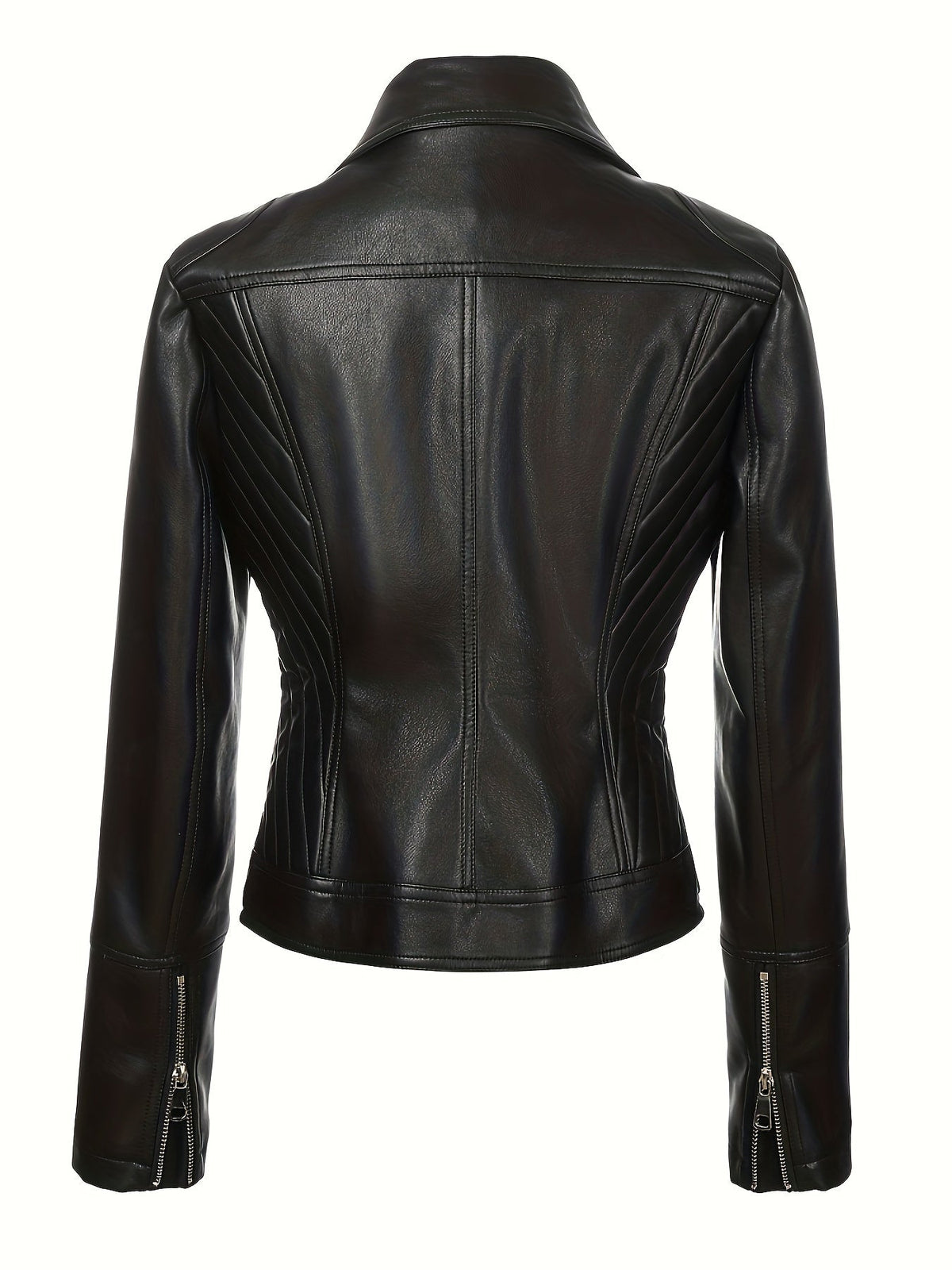 Lorvaine | Women's Faux Leather Biker Jacket