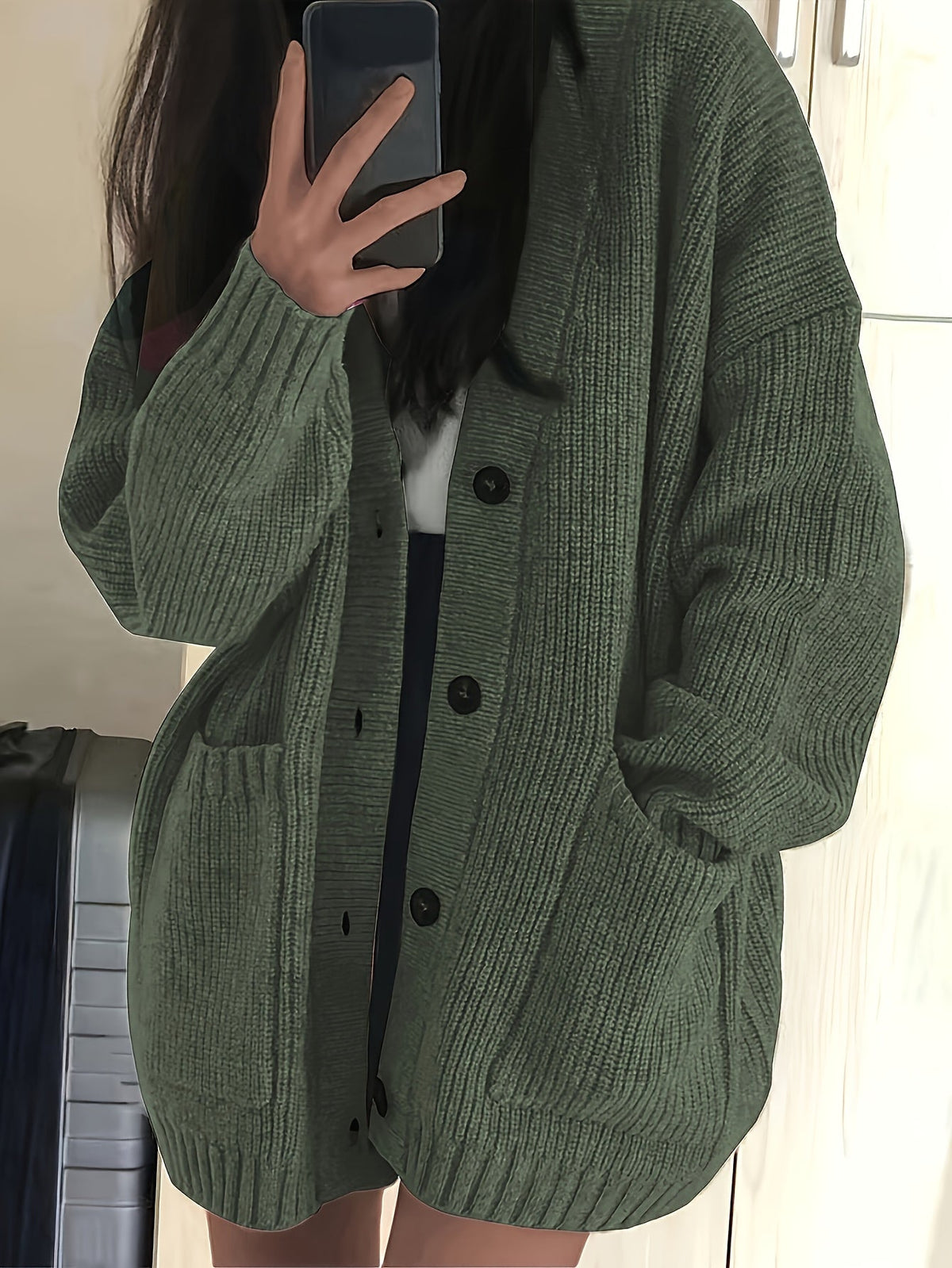 Maiswyn | Women's Oversized Cardigan Sweater