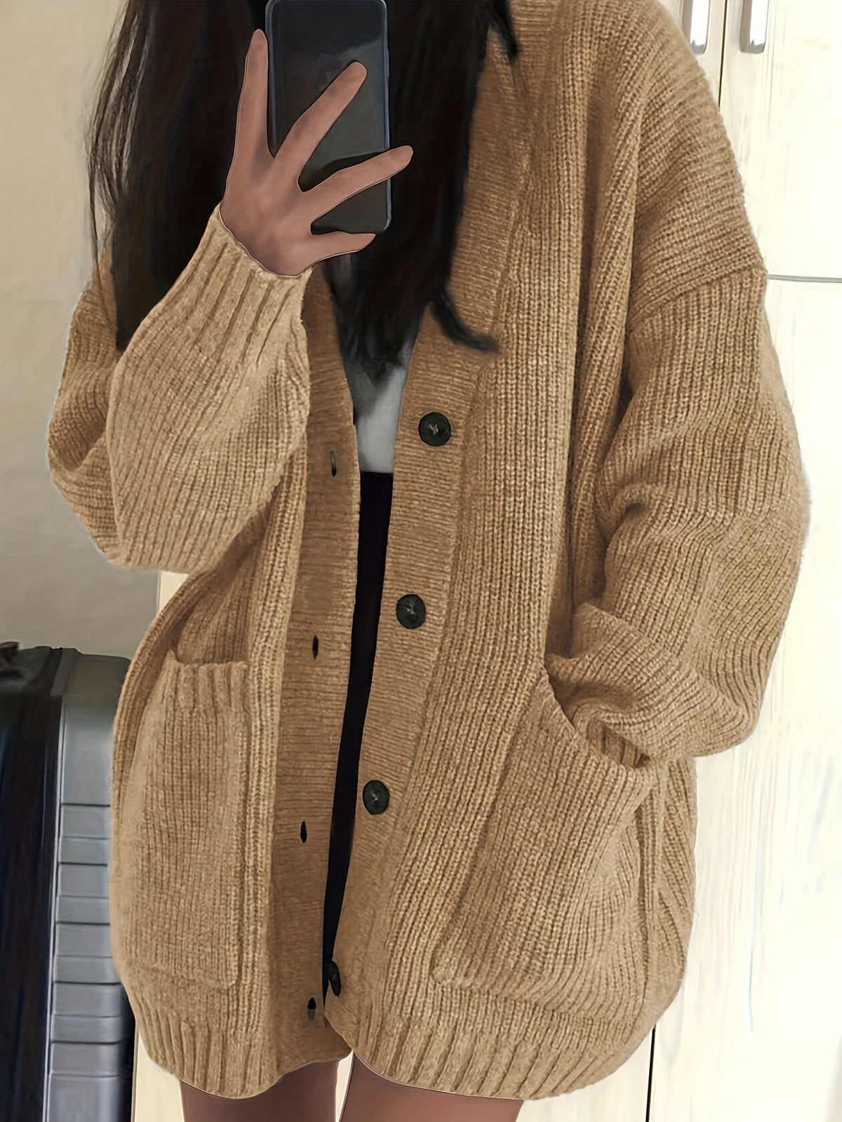 Maiswyn | Women's Oversized Cardigan Sweater