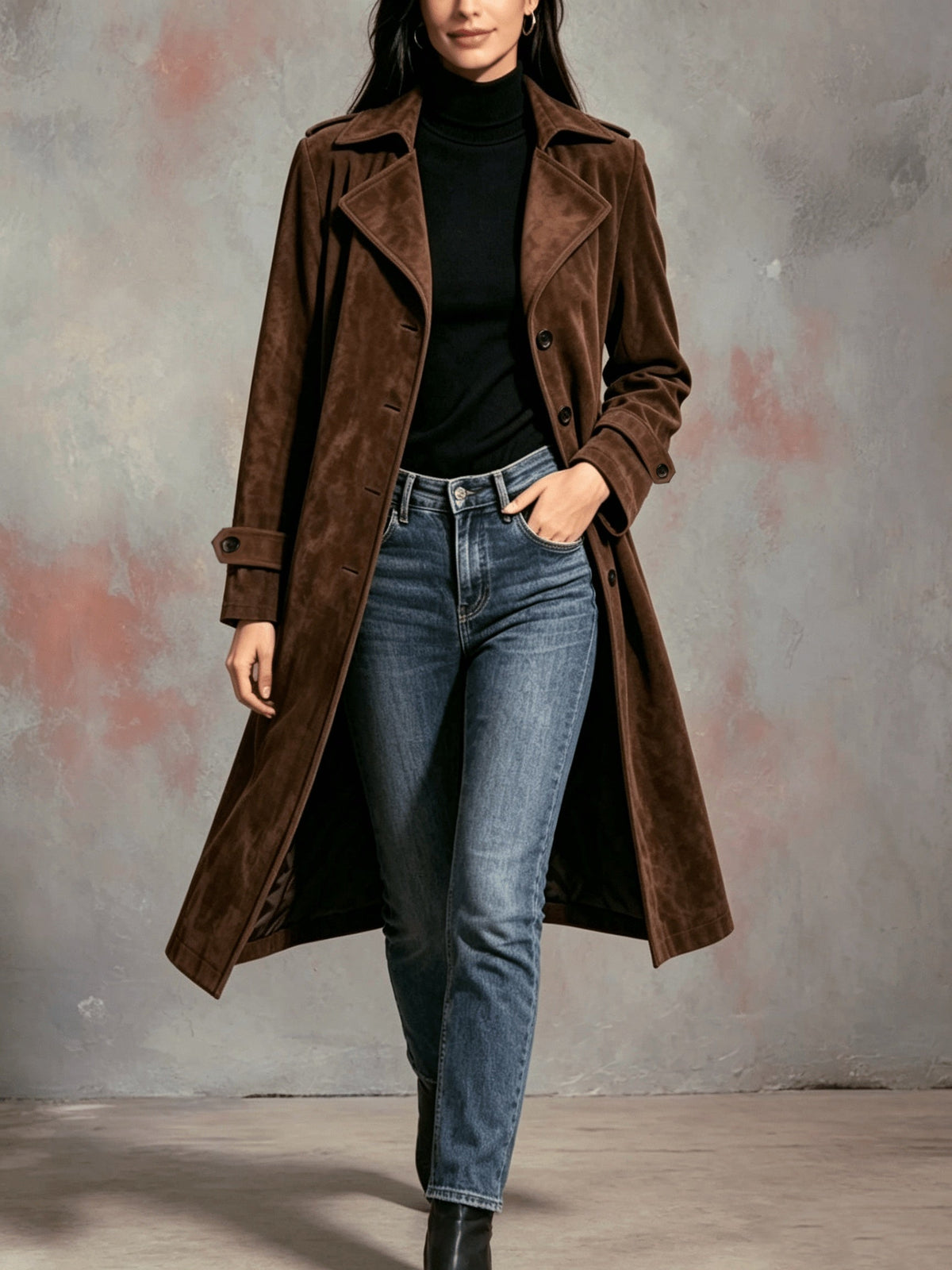 Marveth | Women's Longline Trench Coat