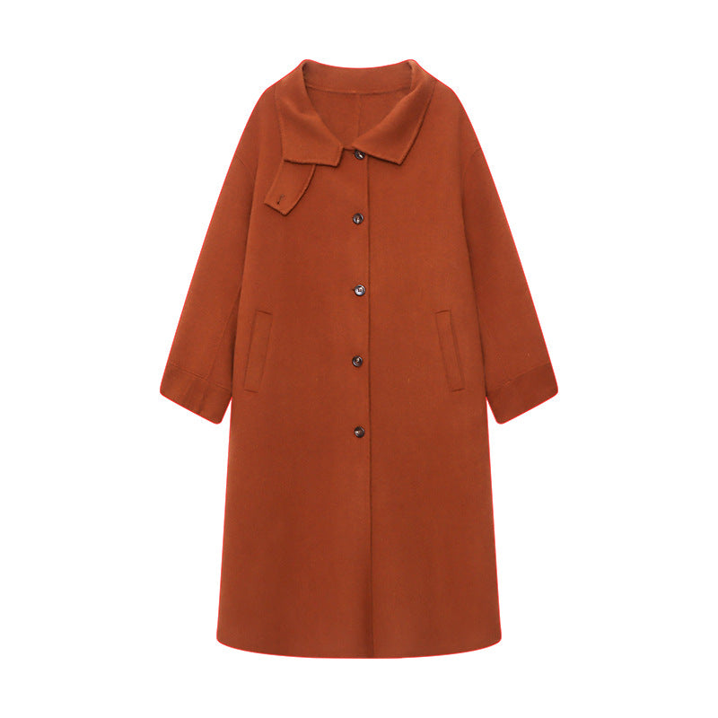 Orvella | Women's Long Winter Coat Stand Collar