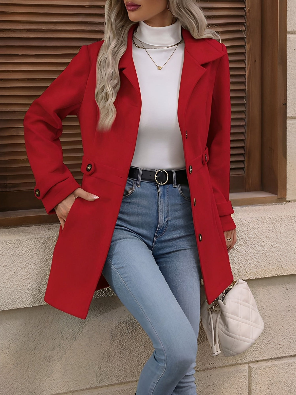 Ravenna | Women's Trench Coat Single-Breasted