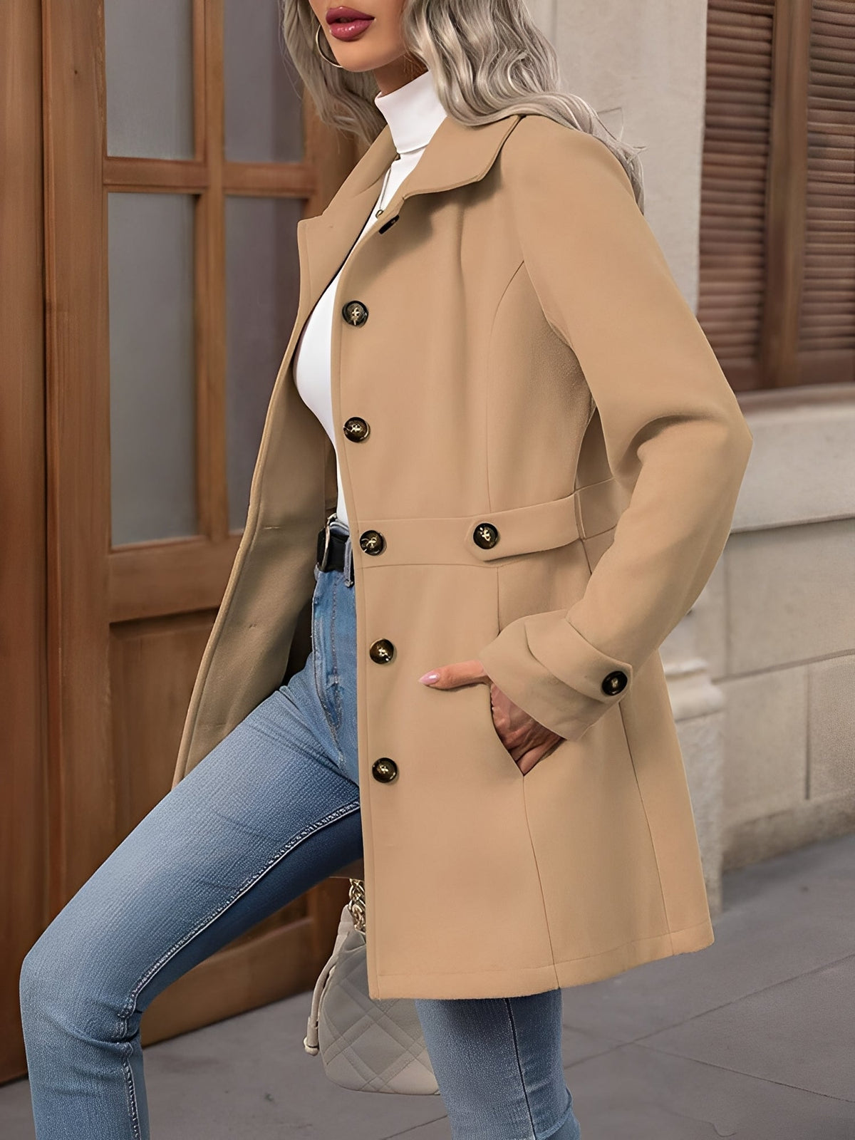 Ravenna | Women's Trench Coat Single-Breasted
