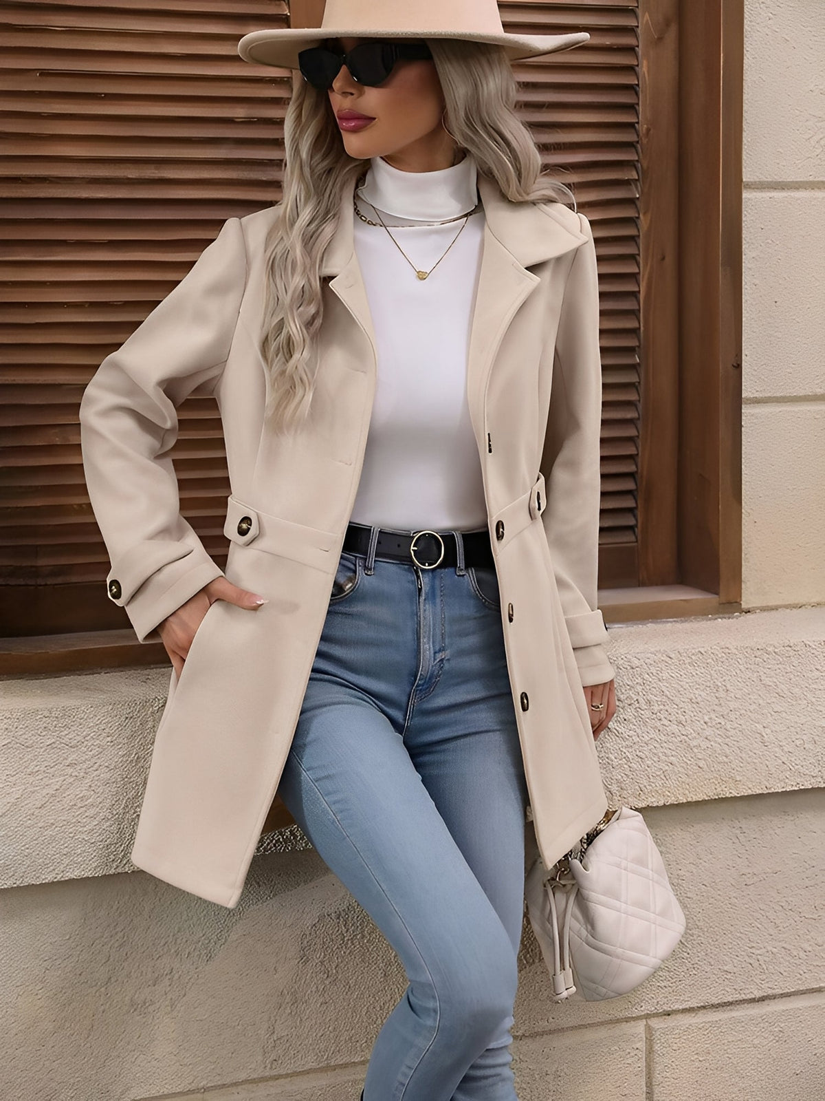 Ravenna | Women's Trench Coat Single-Breasted