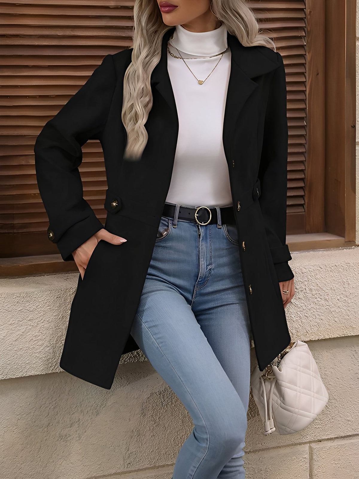 Ravenna | Women's Trench Coat Single-Breasted