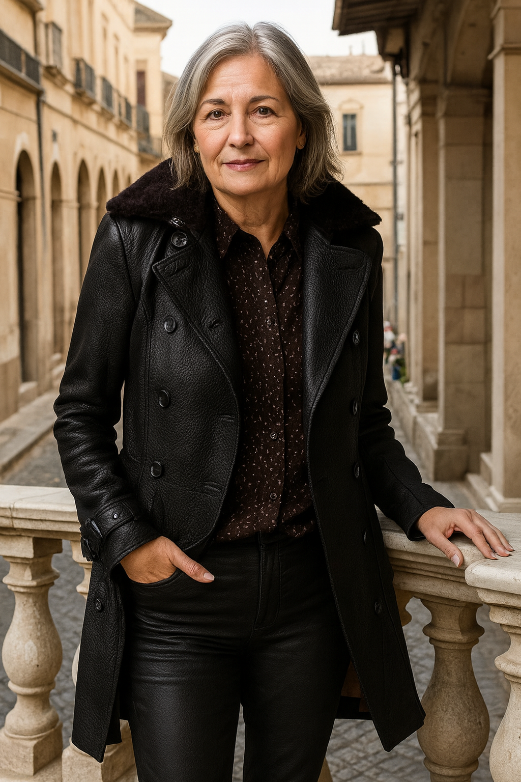 Riesa – Premium Leather Jacket with Lining