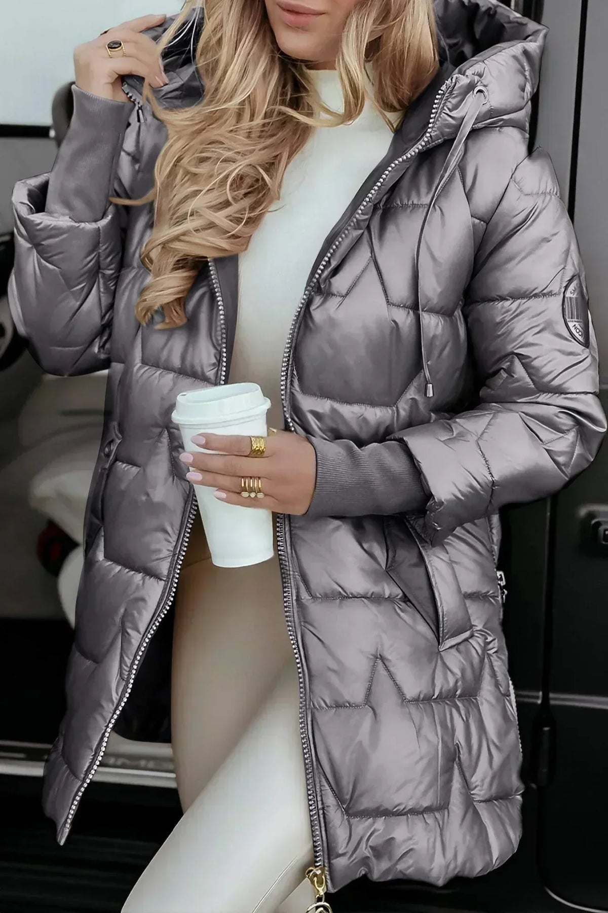Romara | Women's Long Hooded Puffer Jacket